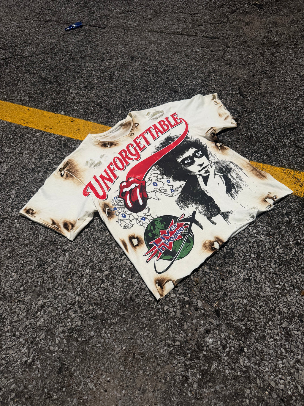 BURNED ROCKSTAR TEE