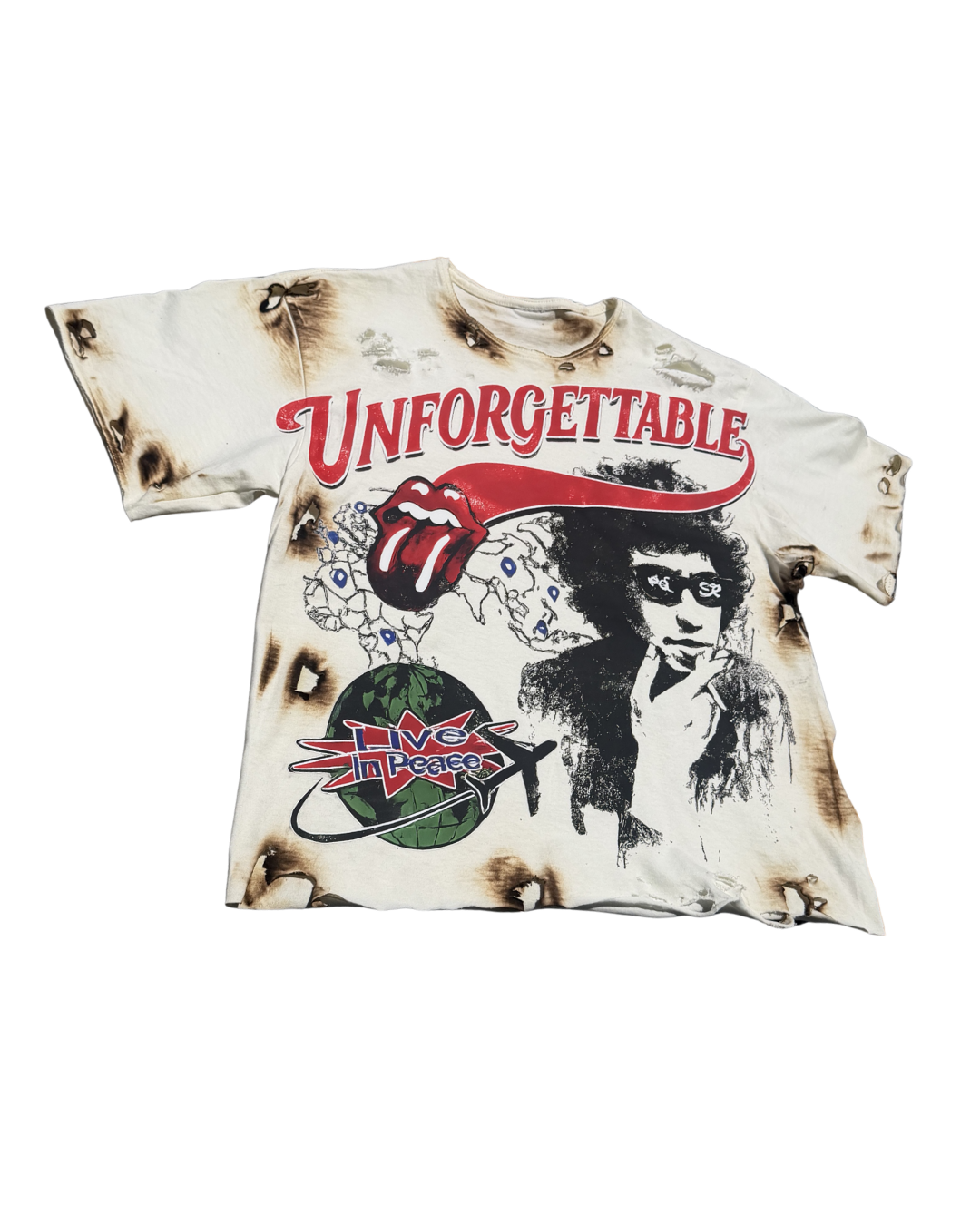 BURNED ROCKSTAR TEE